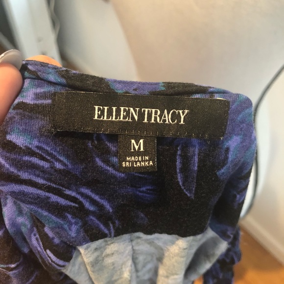 Ellen Tracy Floral Sleeveless Top - Picture 5 of 6